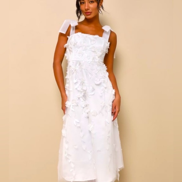 Lulus Dresses & Skirts - Lulus Midi Dress Wedding Gown